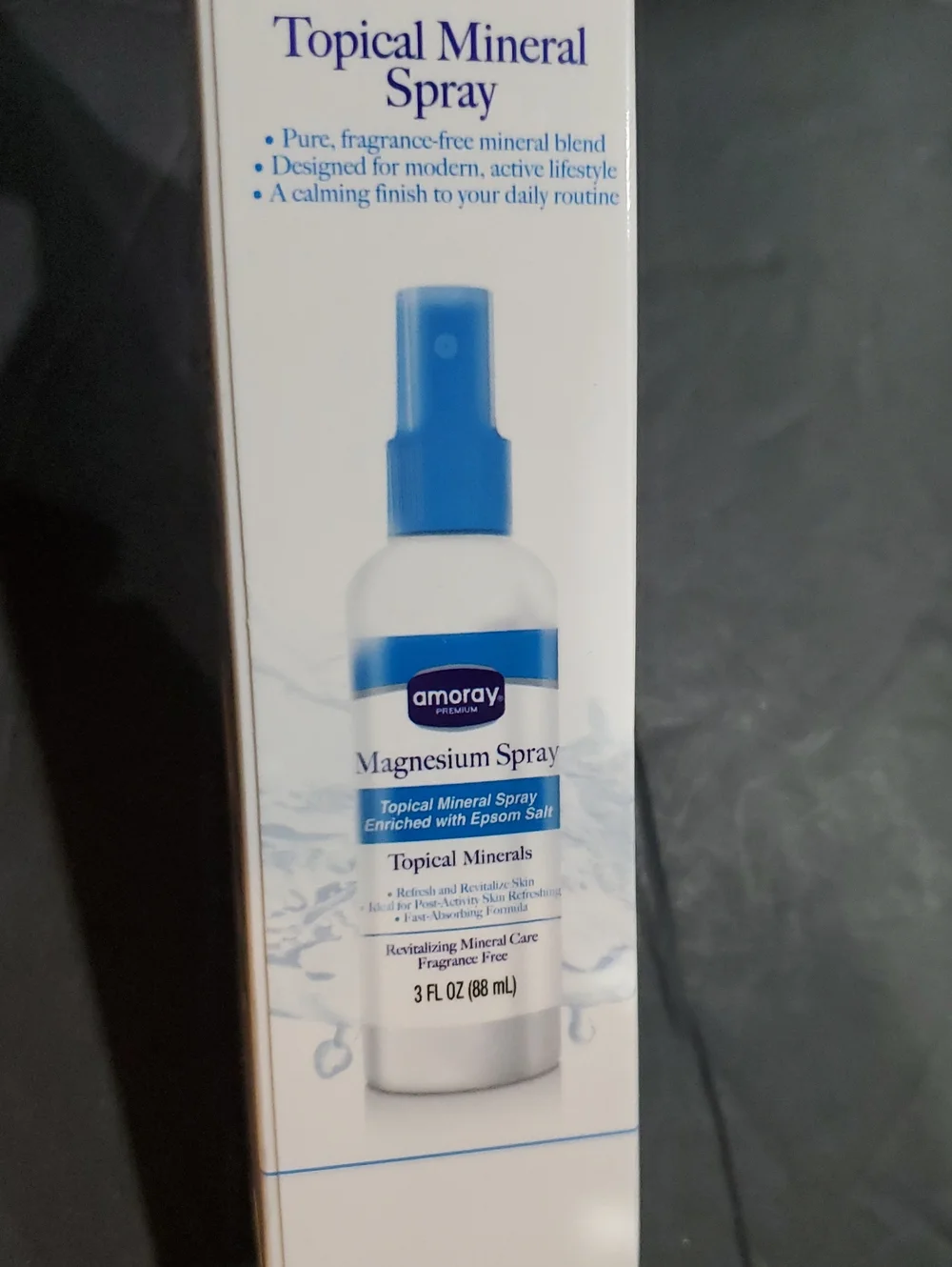 Fast-absorbing non greasy Epsom salt enriched Magnesium spray brand new